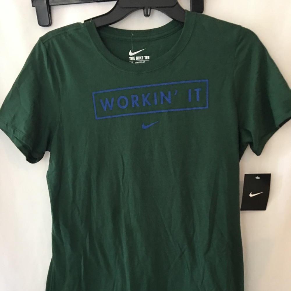 Nike Womens The Nike Tee Athletic Cut 'Workin' It'